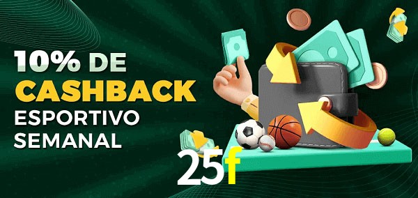 10% de bônus de cashback na 25f